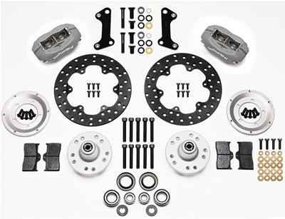 Wilwood Forged Dynalite Front Drag Kit Drilled Rotor 67-69 Camaro 64-72 Nova Chevelle - 140-1017-BD
