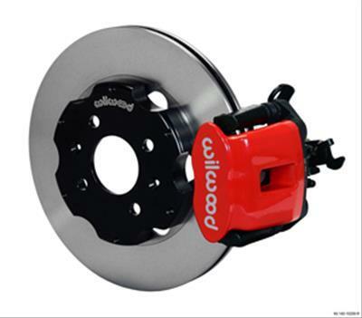 Wilwood Combination Parking Brake Rear Kit 11.00in Red Civic / Integra Drum 2.46 Hub Offset - 140-10208-R
