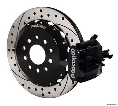Wilwood Combination Parking Brake Rear Kit 12.88in Drilled Honda S2000 - 140-10310-D