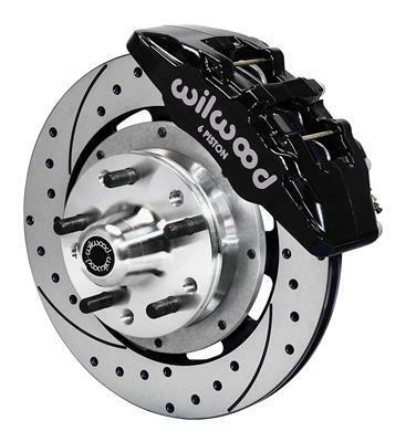 Wilwood Dynapro 6 Front Hub Kit 12.19in Drilled 67-69 Camaro (*Line Kit Needed*) - 140-10510-D