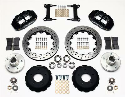 Wilwood Narrow Superlite 6R Front Hub Kit 13.06in Drilled Chevy C-10 60-87 CPP Drop Spindle - 140-10775-D