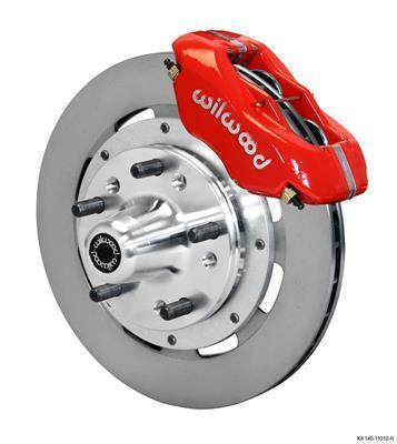 Wilwood Forged Dynalite Front Kit 11.75in Red 55-57 Chevy - 140-11010-R