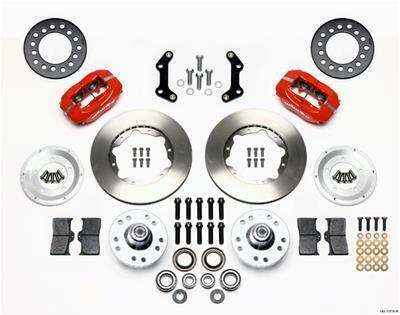 Wilwood Forged Dynalite Front Kit 11.00in Red 73-80 CDP A B E & F Body - 140-11019-R
