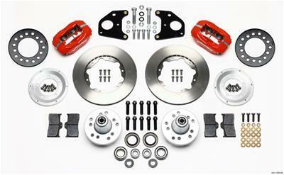 Wilwood Forged Dynalite Front Kit 11.00in Red 62-72 CDP B & E Body-Drum - 140-11020-R