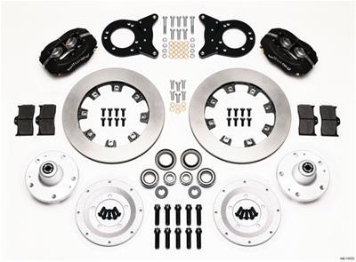 Wilwood Forged Dynalite Front Kit 12.19in 1965-1969 Mustang Disc & Drum Spindle - 140-11072