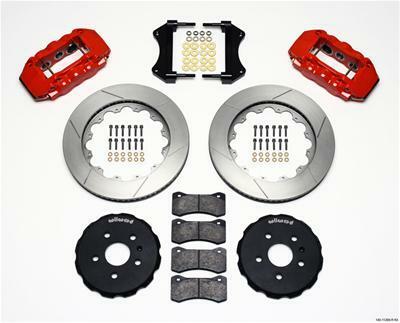 Wilwood AERO6 Front Hat Kit 14.25 Red 2010-2015 Camaro - 140-11269-R
