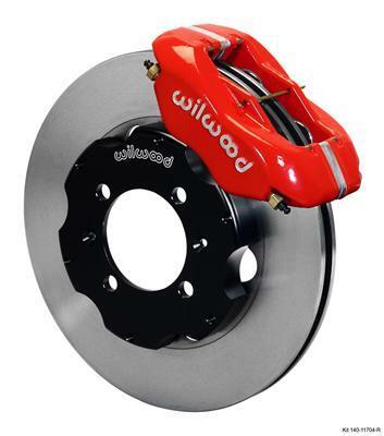 Wilwood Forged Dynalite Front Hat Kit 11.00in Red 95-05 Miata - 140-11704-R