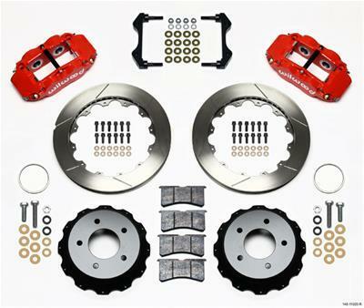Wilwood Narrow Superlite 4R Rear Kit 12.88in Red 84-87 Corvette C4 - 140-11920-R