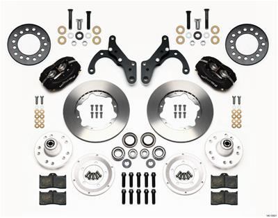 Wilwood Forged Dynalite Front Kit 11.00in 65-68 Chevy Impala -Drum Spindle - 140-12021