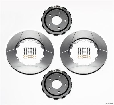 Wilwood Hat/Rotor Kit Front 06-Up Corvette C6-Z06 (2pc Hat/Rtr) - 140-12496