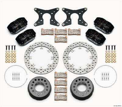 Wilwood Dynapro Lug Mount Dual Rear Dynamic Kit SA Drilled Big Ford 2.36in Offset - 140-12553-D