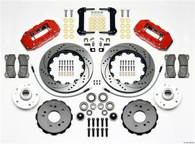 Wilwood AERO6 Front Truck Kit 14.25in Drill Red 97-03 Ford F150 - 140-12824-DR