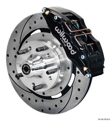 Wilwood Dynapro 6 Front Hub Kit 12.19in Drilled 79-81 Camaro - 140-12836-D