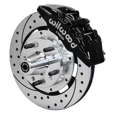 Wilwood Dynapro 6 Front Hub Kit 12.19in Drilled 79-87 GM G Body - 140-12837-D