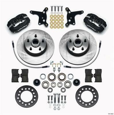 Wilwood Forged Dynalite Front Kit 11.28in 1 PC Rotor&Hub Ford 1954-1956 - 140-12922