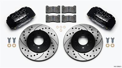 Wilwood DPHA Front Caliper & Rotor Kit Drilled Honda / Acura w/ 262mm OE Rotor - 140-12996-D