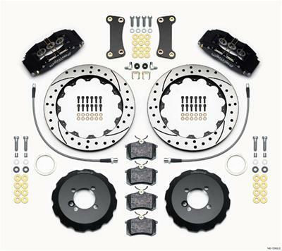 Wilwood Dynapro 6 Front Hat Kit 12.88in Drilled 2002-Up Mini Cooper w/ Lines - 140-13062-D