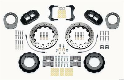 Wilwood Narrow Superlite 4R Front Hat Kit 12.88in Drilled 76-77 Ford Bronco Dana 44 w/Lines - 140-13305-D