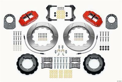 Wilwood Narrow Superlite 4R Front Hat Kit 14.00in Red 66-75 Ford Bronco Dana 30/44 w/Lines - 140-13329-R