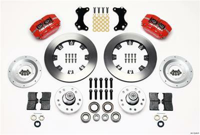 Wilwood Dynapro Dust-Boot Front Kit 12.19in Red WWE ProSpindle - 140-13346-R
