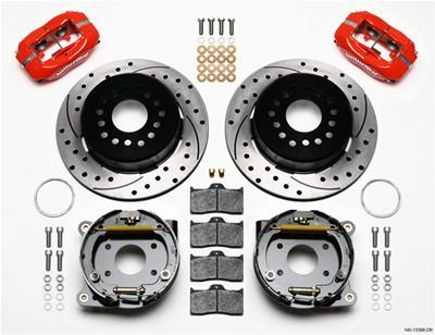 Wilwood Forged Dynalite P/S P-B Kit Drilled-Red AMC 71-74 2.60in Offset - 140-13398-DR