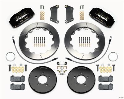 Wilwood Dynapro 6 Front Hat Kit 12.88in 2005-Up Mazda 3 w/ Lines - 140-13581