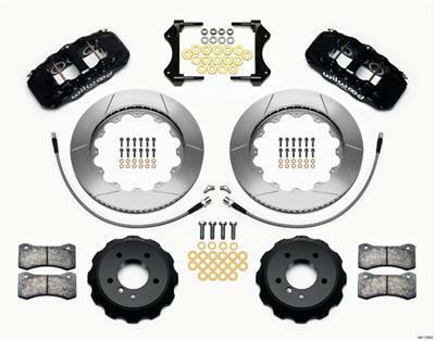 Wilwood AERO6 Front Hat Kit 14.00 2007-2011 BMW E90 Series w/Lines - 140-13582