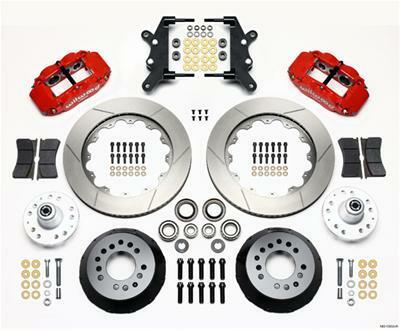 Wilwood Narrow Superlite 6R Front Hub Kit 14.00in Red 60-68 Ford / Mercury Full Size / Galaxie - 140-13655-R