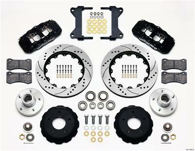 Wilwood AERO6 Front Hub Kit 14.00 Drilled Chevy C-10 60-87 CPP Drop Spindle - 140-13692-D