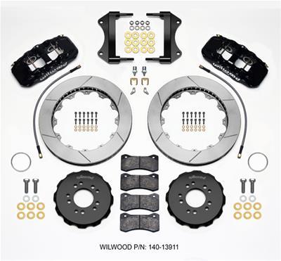 Wilwood AERO6 Front Hat Kit 15.00 2014-up Corvette C7 w/Lines - 140-13911