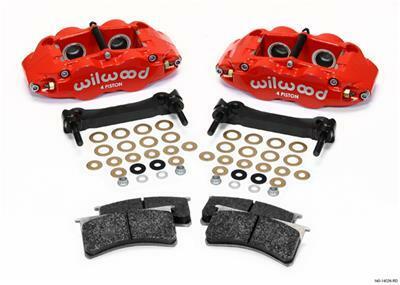 Wilwood Narrow Superlite 4R Rear Caliper & Bracket Kit - Red 97-13 C5/C6 Corvette w/ OEM Rotors - 140-14026-R