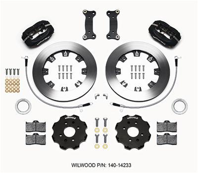 Wilwood Forged Dynalite Front Hat Kit 12.19in 2016-Up Mazda MX5 Miata w/ Lines - 140-14233