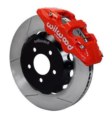 Wilwood AERO6 Front Hat Kit 15.00 Red 2016-Up Camaro w/Lines - 140-14289-R