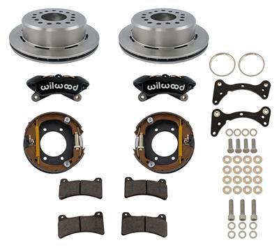 Wilwood Ford Explorer 8.8in Rear Axle Dynapro Disc Brake Kit 11in Rotor -Black Caliper - 140-16406