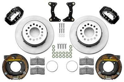 Wilwood Ford Explorer 8.8in Rear Axle Dynalite Disc Brake Kit 12.19in Rotor -Black Caliper - 140-16407
