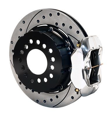 Wilwood Forged Dynalite P/S Rear Kit Drilled Polished Small Ford 2.66in Offset - 140-2113-DP