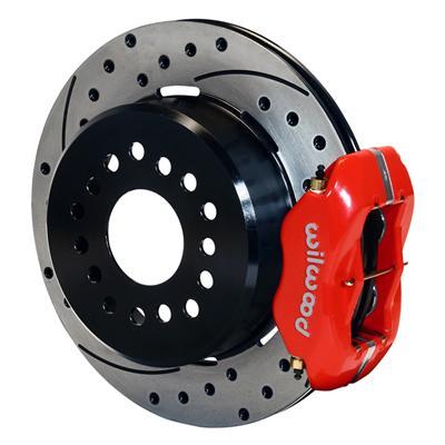 Wilwood Forged Dynalite P/S P-B Kit Drilled-Red New Big Ford 2.50in Offset - 140-7140-DR