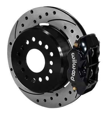 Wilwood Forged Dynalite P/S Park Brake Kit Drilled Chevy 12 Bolt w/ C-Clips - 140-7141-D