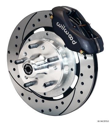 Wilwood Forged Dynalite Front Kit 12.19in Drilled 67-69 Camaro 64-72 Nova Chevelle - 140-7675-D