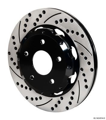 Wilwood Pro-Matrix Rear Kit Drilled 88-96 Corvette C4 - 140-8314-D