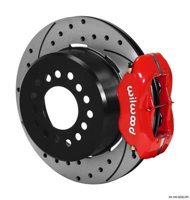 Wilwood Forged Dynalite P/S P-B Kit Drilled-Red 2005-2014 Mustang - 140-9228-DR