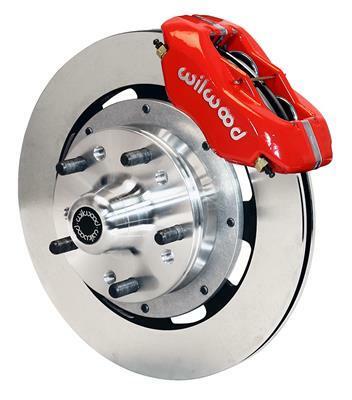 Wilwood Forged Dynalite Front Kit 12.19in Red 62-72 CDP B & E Body-Drum - 140-9828-R