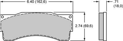 Wilwood Pad Set BP-10 6318 TC Caliper - 150-9118K