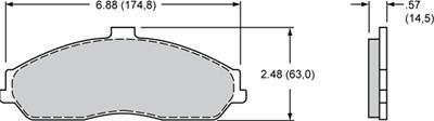 Wilwood Pad Set Promatrix D731 - 150-D0731K