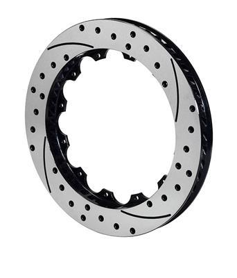 Wilwood Rotor-SRP48 SPC-37-RH-BLK-Drill 12.88 x 1.00 - 12 on 8.75in - 160-13358-BK