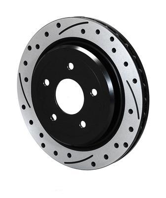 Wilwood Rotor-Rear-SRP-C5/C6 Vette-RH-BLK 12.00 x 1.03 - 5 x 4.75in - 160-14040-BK