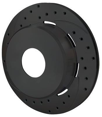 Wilwood Rotor-1.91in Offset-SRP-BLK-Drill-RH 12.19 x .810 - Blank - 160-6972-BK