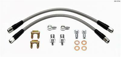Wilwood Flexline Kit D52 Caliper 14in w/ Banjo 10mm -3/8-24 Chassis - 220-12104