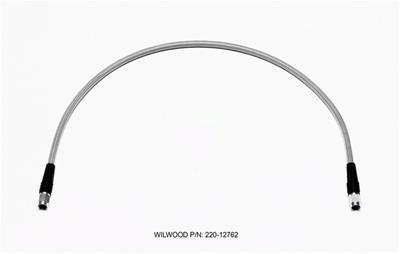 Wilwood 25in OAL Flexline Brake -3 Hose to -3 Female SINGLE LINE - 220-12762