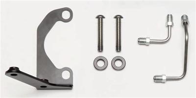 Wilwood Tandem Master Cylinder to Prop valve Bracket L/H & Line Kit - 220-13189